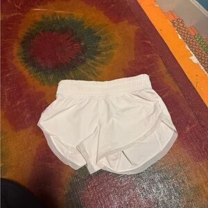 Lululemon women's White Athletic Shorts